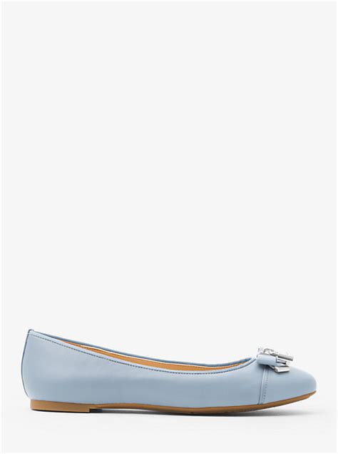 michael michael kors alice pink|Alice Leather Ballet Flat .